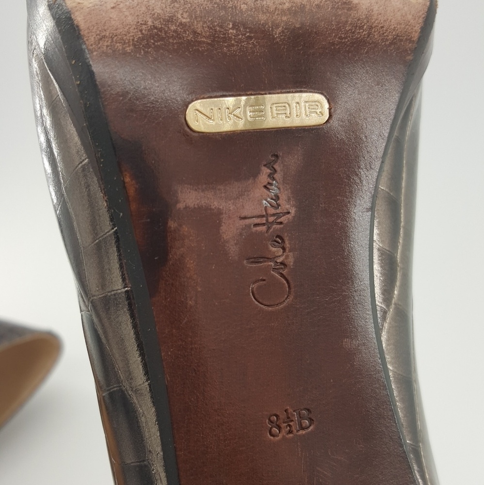 Cole Haan Nike Metallic Heels - Picture 7 of 7